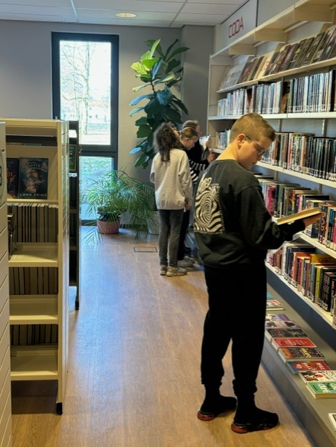 Bibliotheek bezoek groep 8